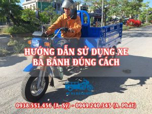 Hướng dẫn sử dụng xe ba bánh và cách bảo quản xe đúng kỹ thuật
