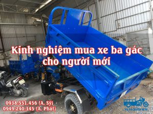 Kinh nghiệm mua xe ba gác, xe ba bánh, xe lôi