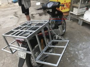 Giá chở hàng xe máy là loại gì? Baga chở hàng xe máy là gì?